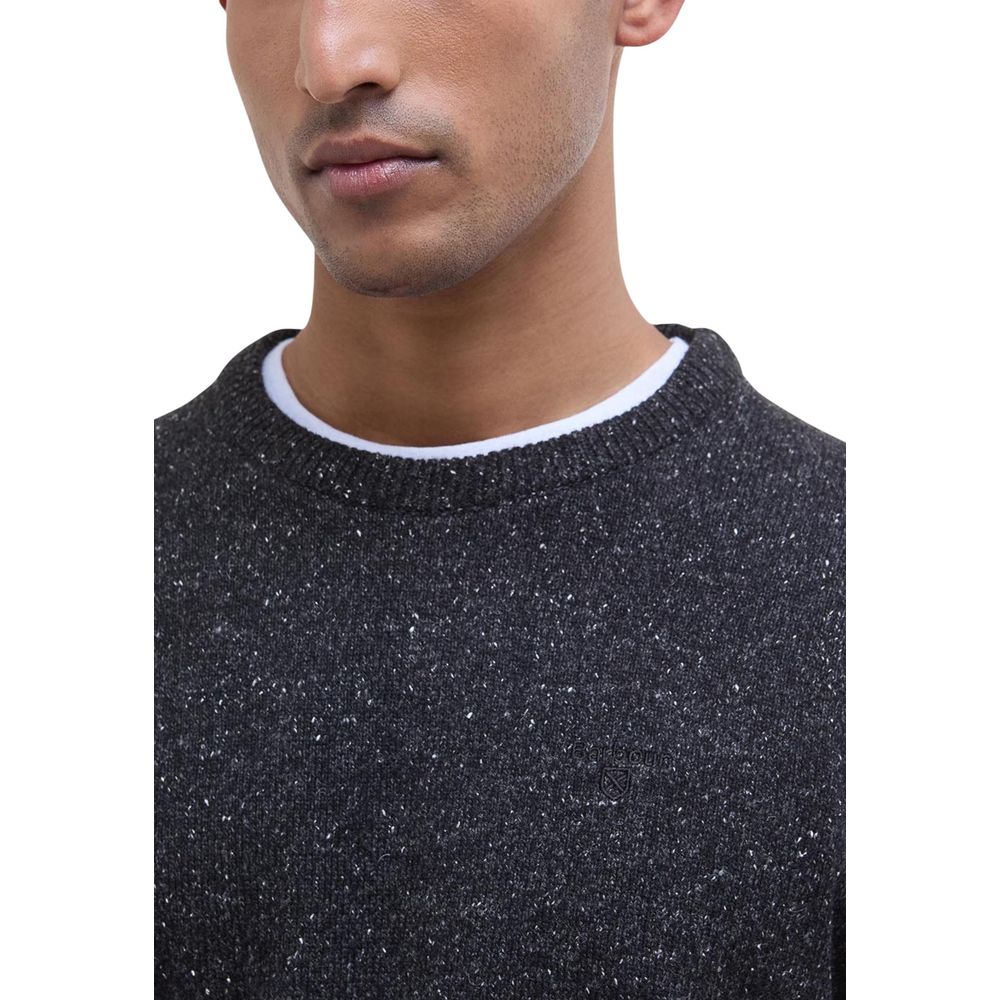 Black Wool Sweatshirt - ventzia