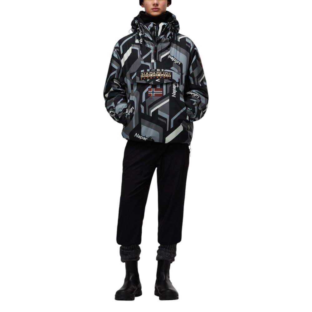 Bicolor Recycled Polyester Shell Jacket - ventzia