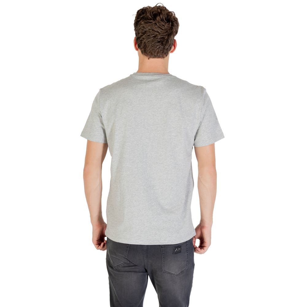 Gray Cotton T-Shirt - ventzia