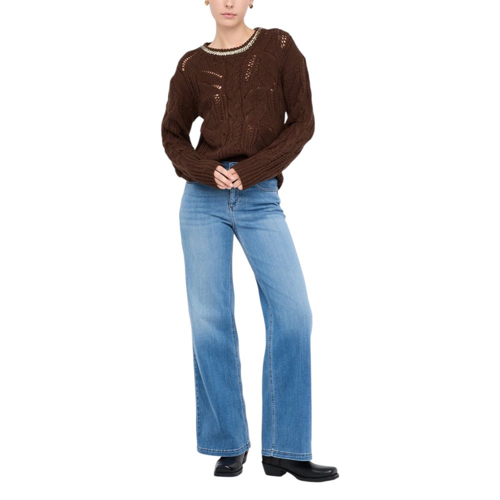 Brown Marabou Sweatshirt - ventzia