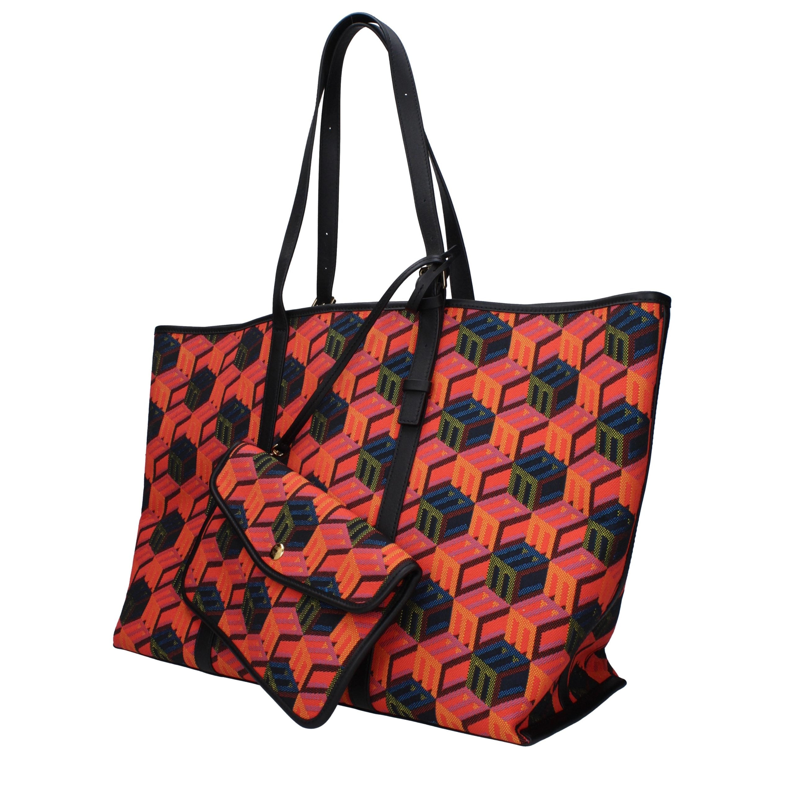 Multicolor Fabric Shoulder Bag - ventzia