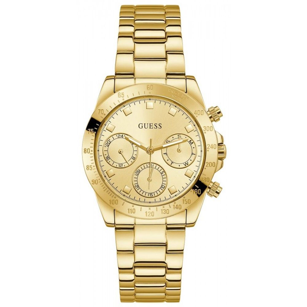Gold Stainless Steel Dress Watch - ventzia
