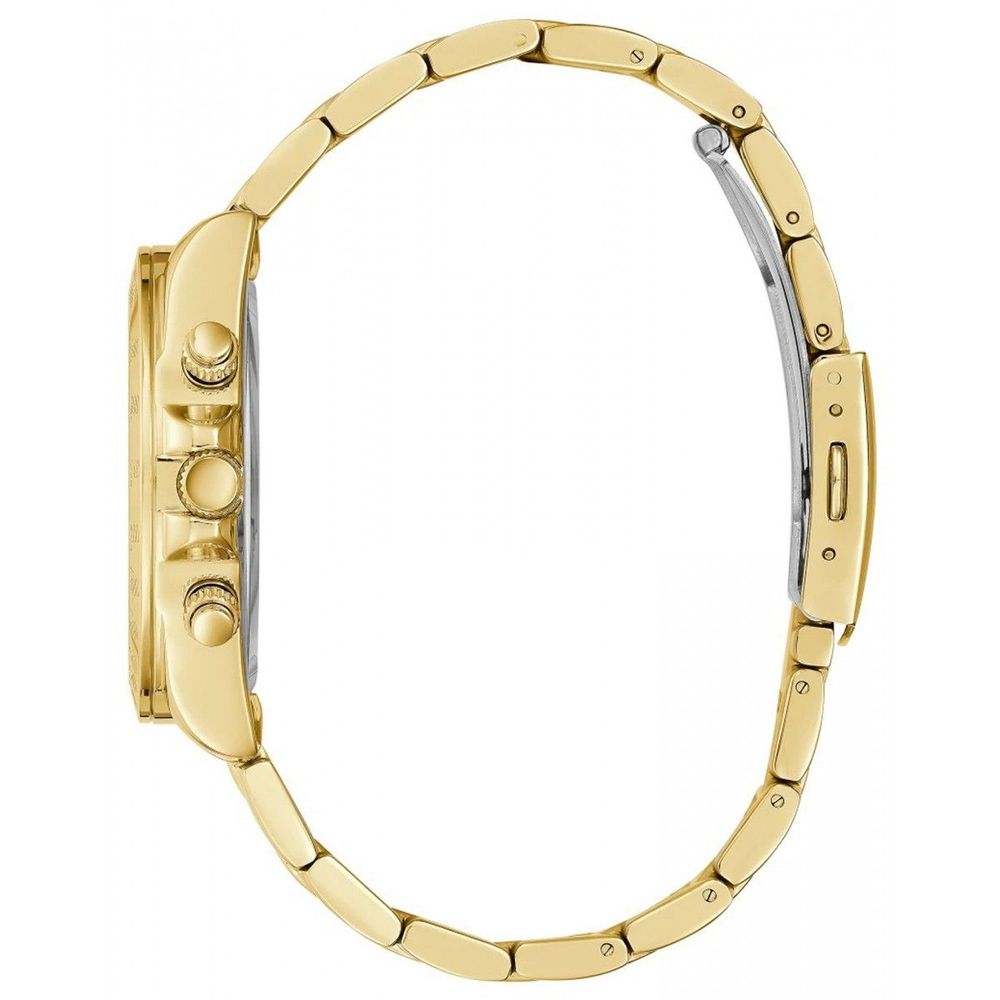 Gold Stainless Steel Dress Watch - ventzia