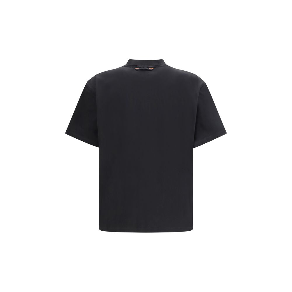 Black Cotton T-Shirt - ventzia