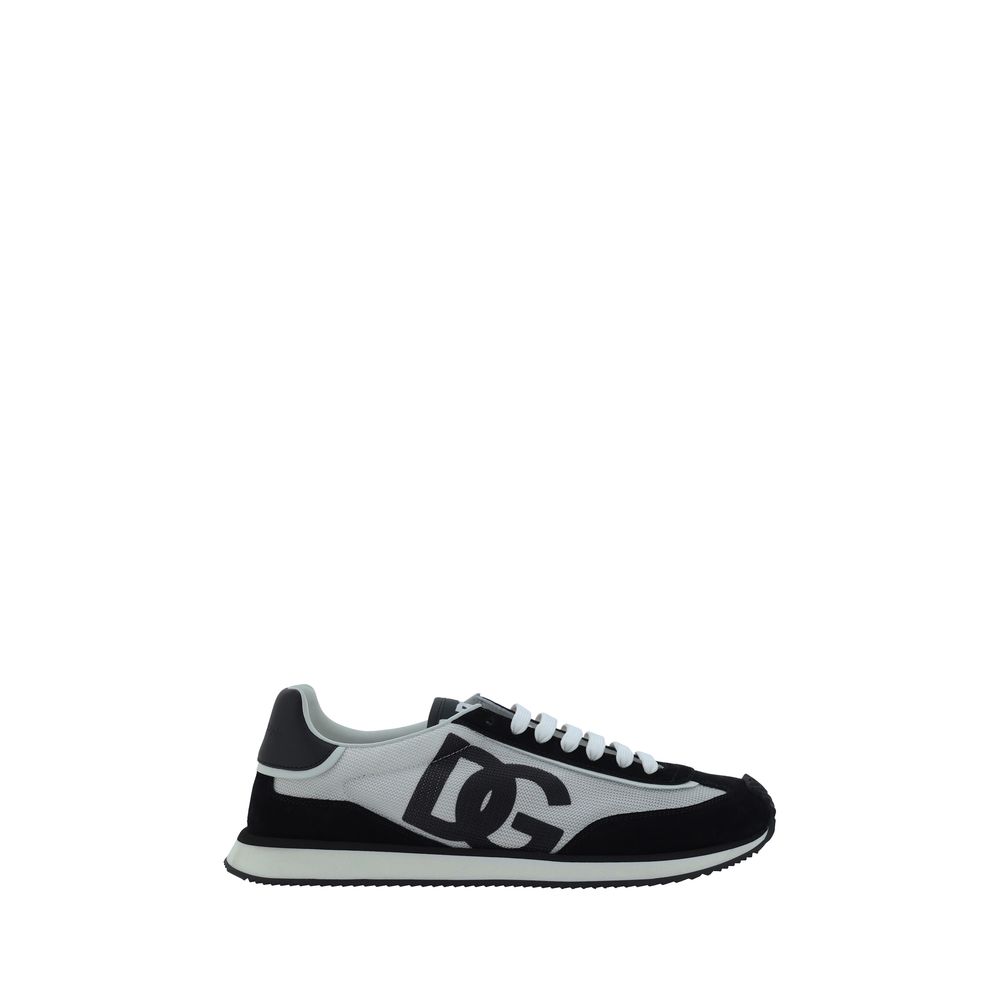 White Rubber Low Top Sneakers - ventzia