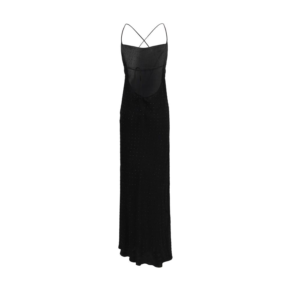 Black Polyester Cocktail Dress - ventzia