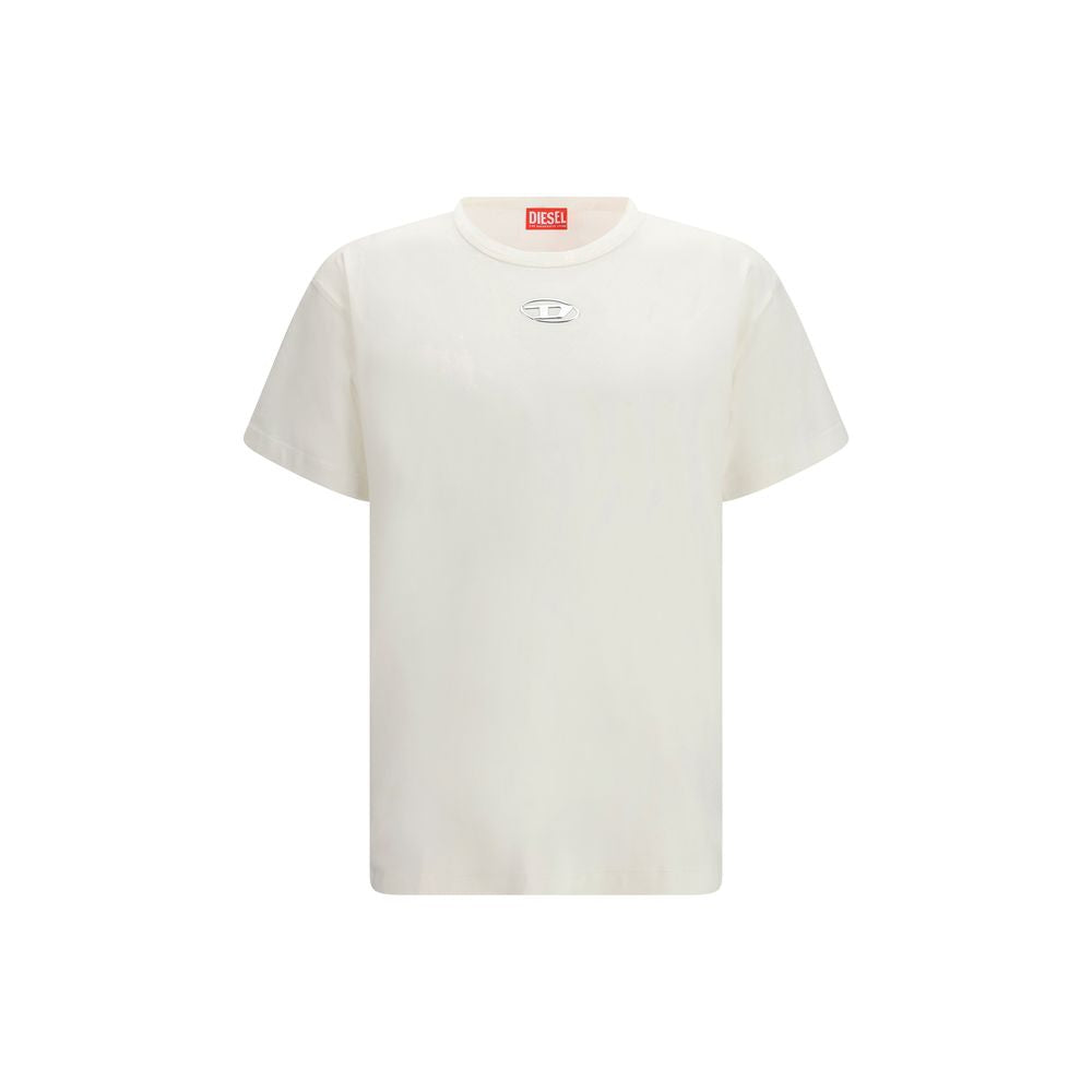 White Cotton T-Shirt - ventzia