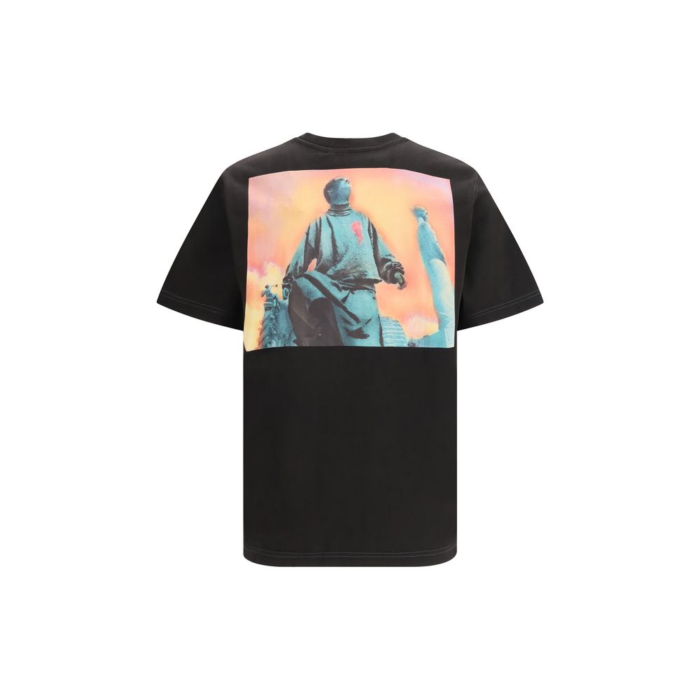 Black Cotton T-Shirt - ventzia