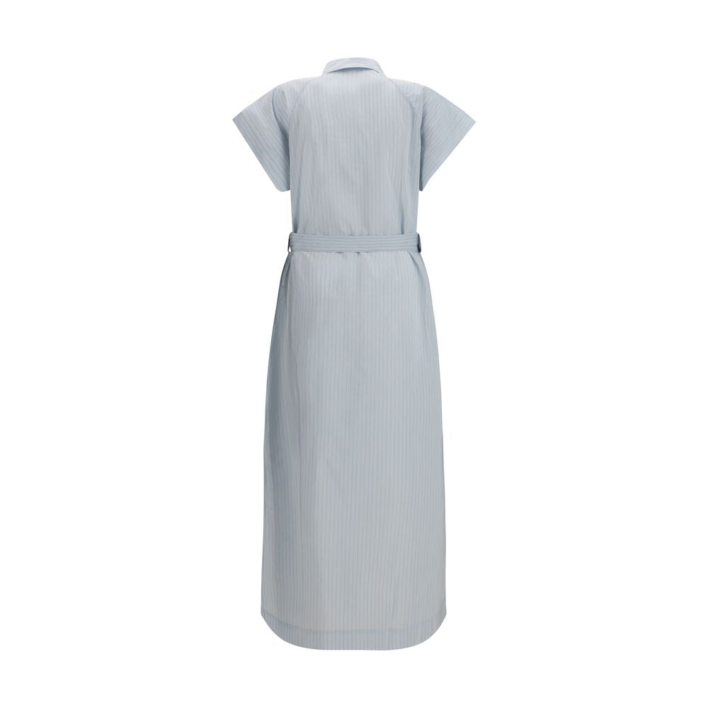 Blue Copper Long Dress - ventzia