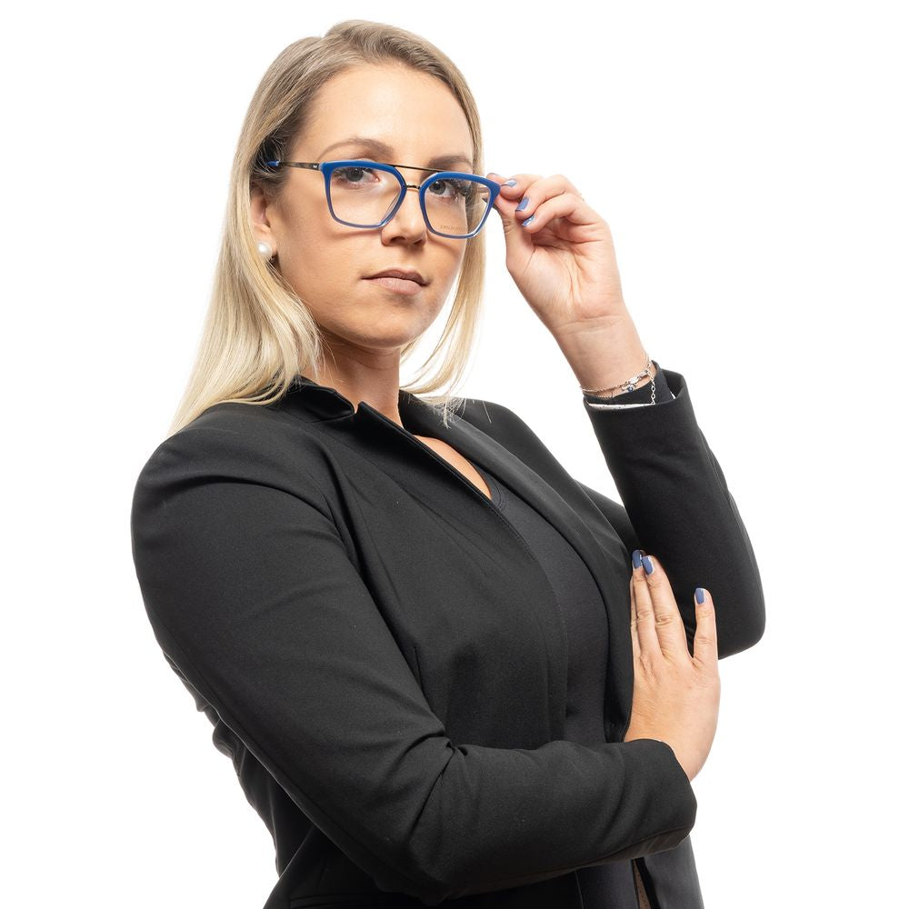 Blue Metal & Plastic Glasses (Frames) - ventzia