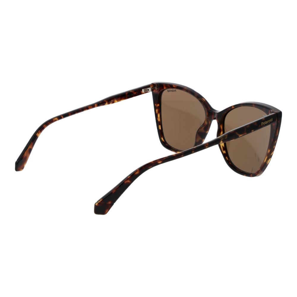 Brown Polycarbonate Sunglasses - ventzia