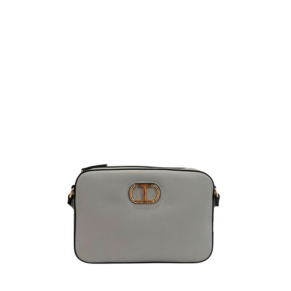 Blue PU Women Crossbody Bag - ventzia