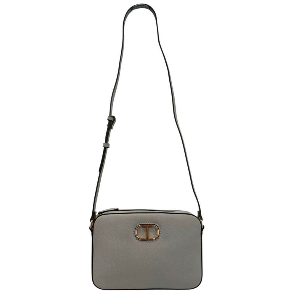 Blue PU Women Crossbody Bag - ventzia