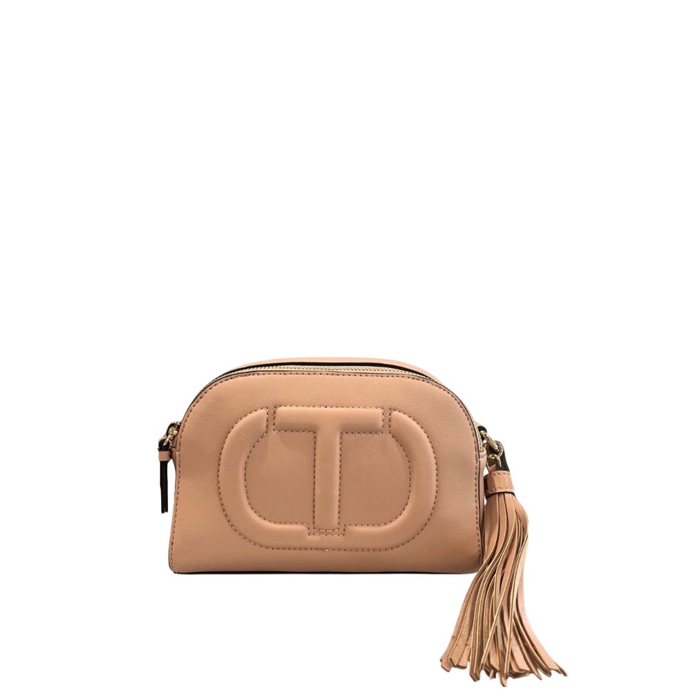 Pink Faux Leather Women Crossbody - ventzia