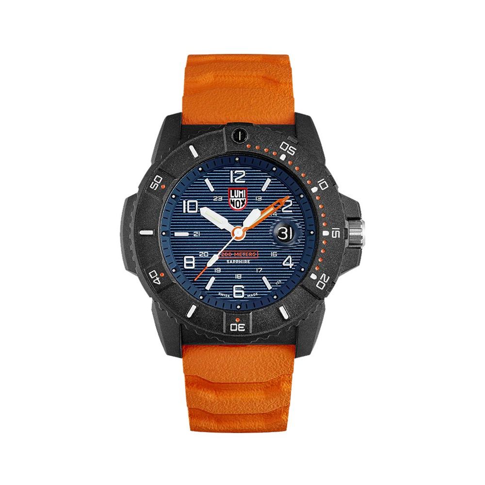 Orange Rubber Sport Watch - ventzia