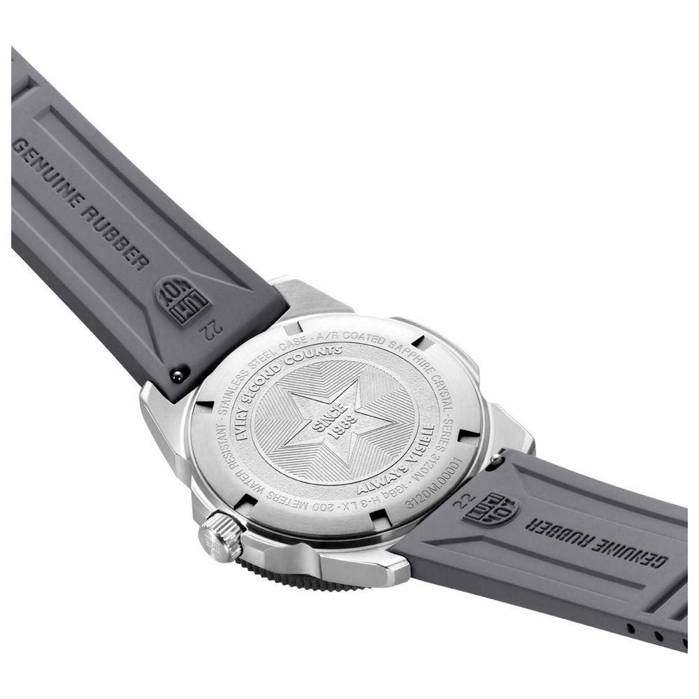 Gray Rubber Sport Watch - ventzia