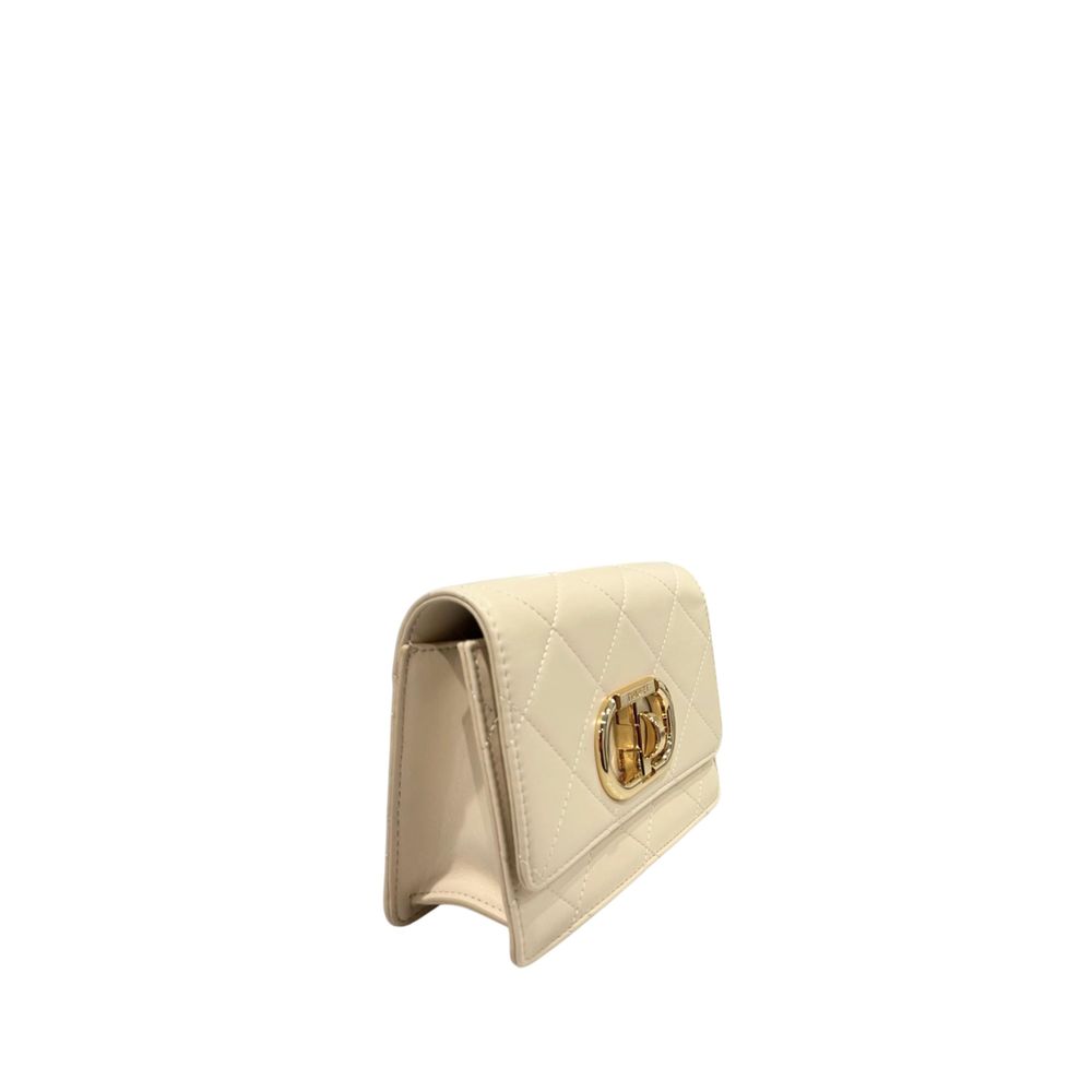 Beige PU Women Crossbody Bag - ventzia
