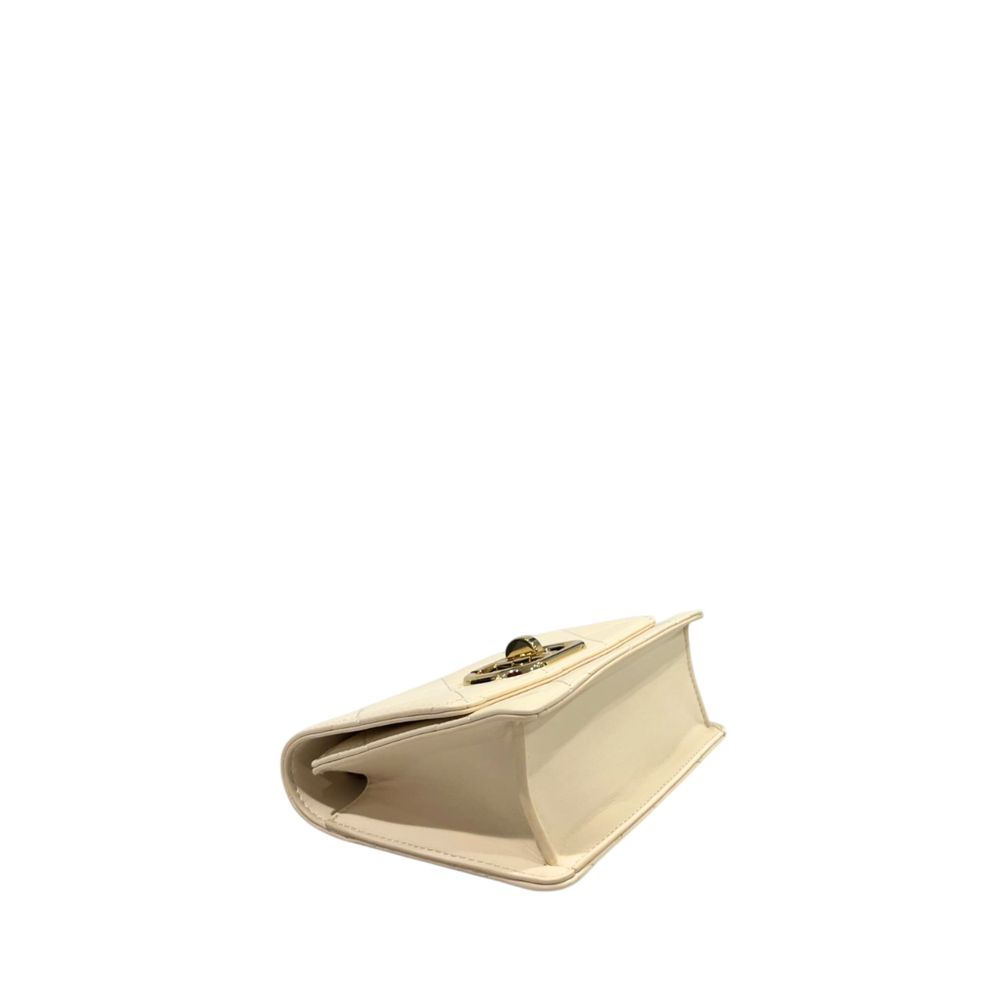 Beige PU Women Crossbody Bag - ventzia