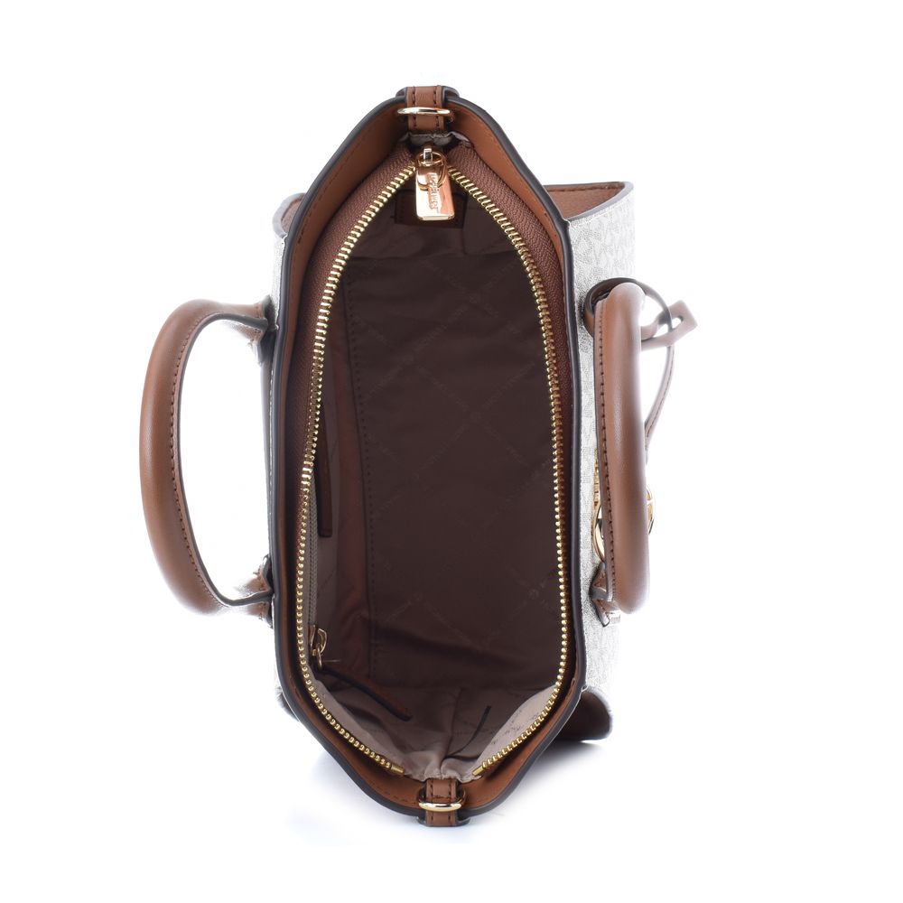 Beige Canvas Handbag - ventzia