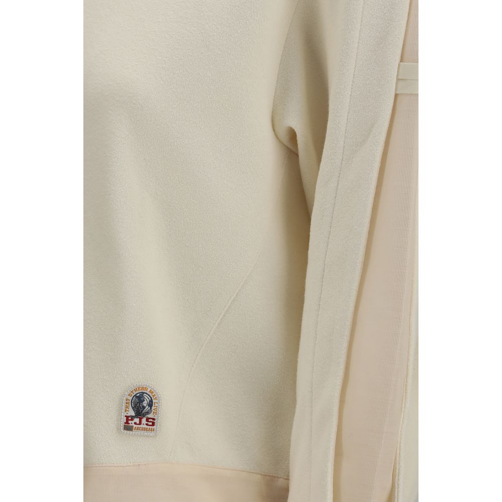 Beige Polyester Sweatshirt - ventzia