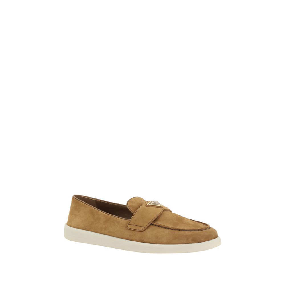 Brown Calf Leather Bos Taurus Slip-On Loafers - ventzia