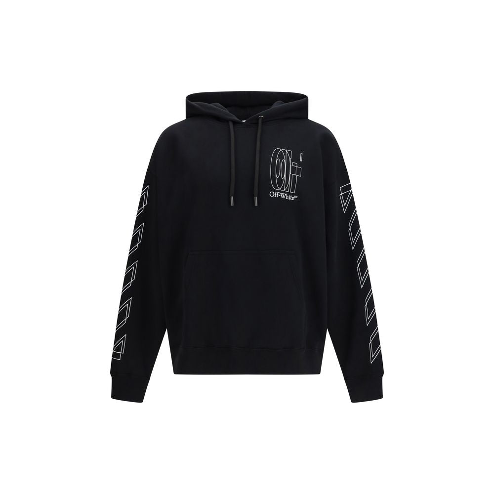 Black Cotton Sweatshirt - ventzia