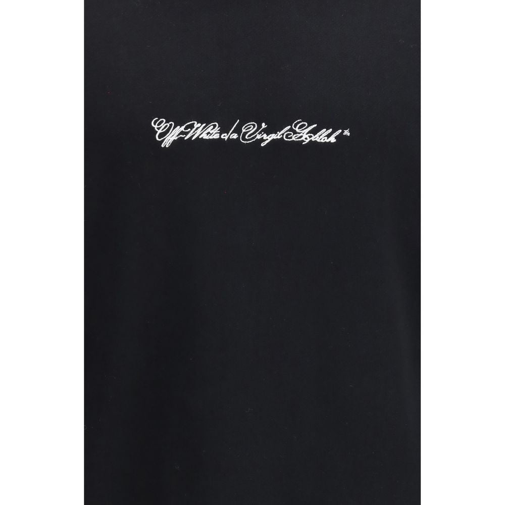 Black Cotton Sweatshirt - ventzia