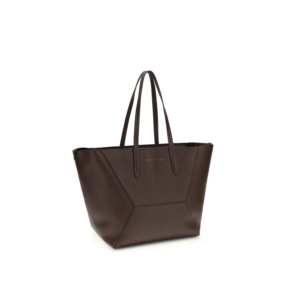 Brown Calf Leather Bos Taurus Shoulder Bag - ventzia