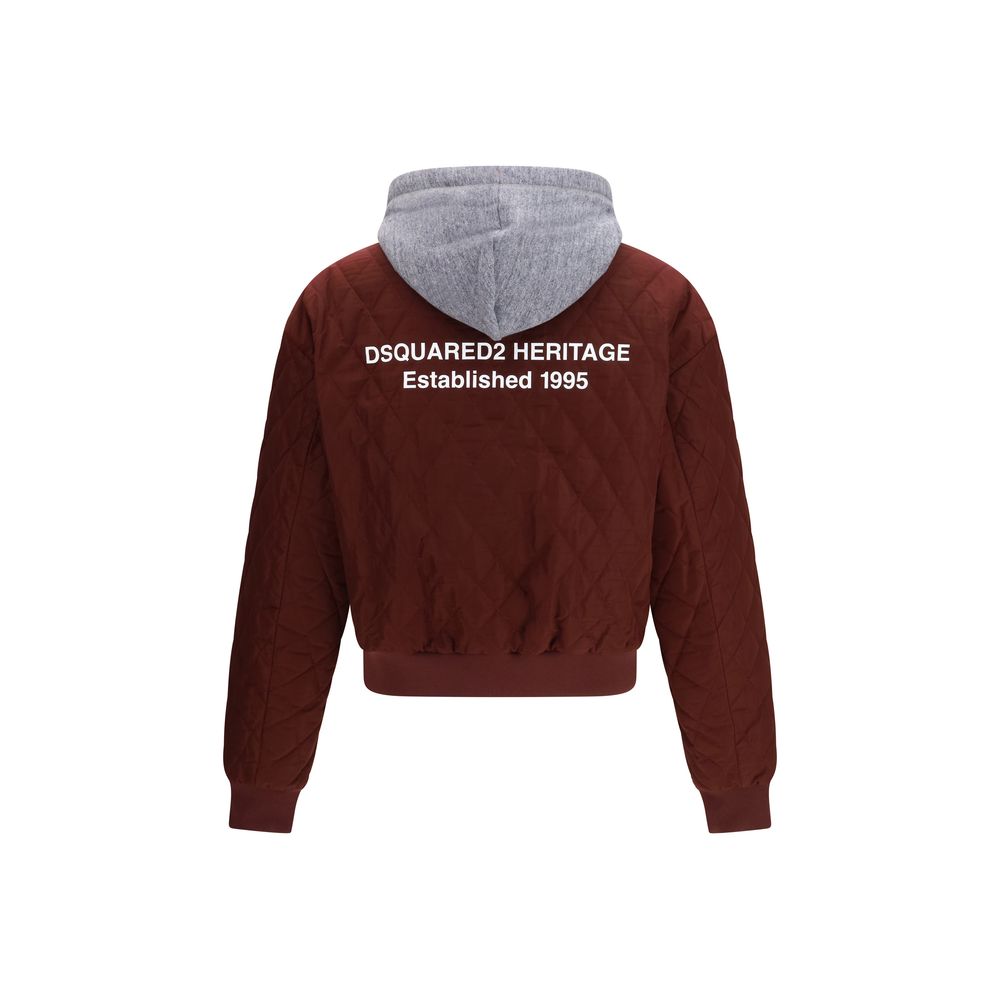 Bordeaux Fabric Bomber - ventzia