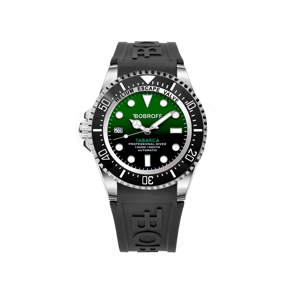 Black Rubber Sport Watch - ventzia