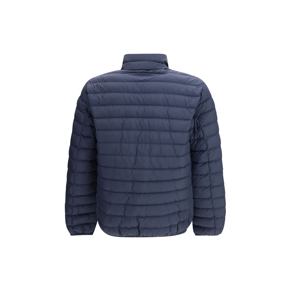 Blue Fabric Shell Jacket - ventzia