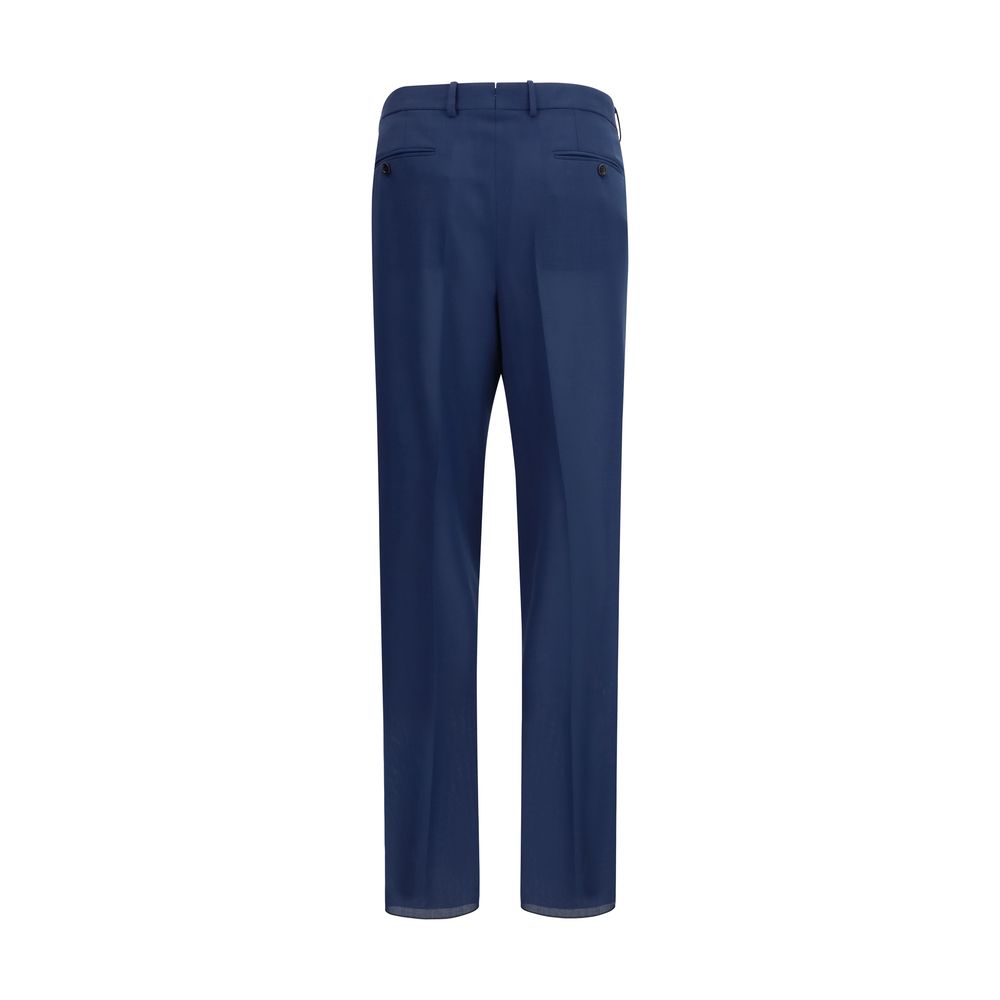Bicolor Wool Dress Pants - ventzia