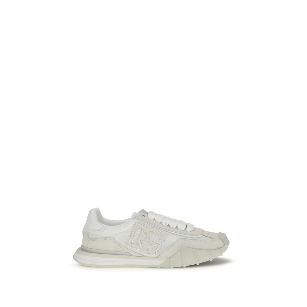 White Calf Leather Bos Taurus Athletic Sneakers - ventzia