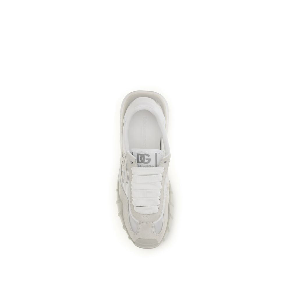 White Calf Leather Bos Taurus Athletic Sneakers - ventzia