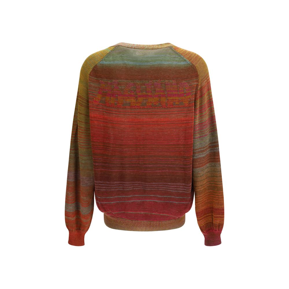 Multicolor Cotton Cardigan - ventzia