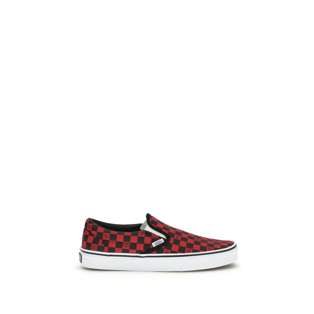 Multicolor Cotton Low Top Sneakers