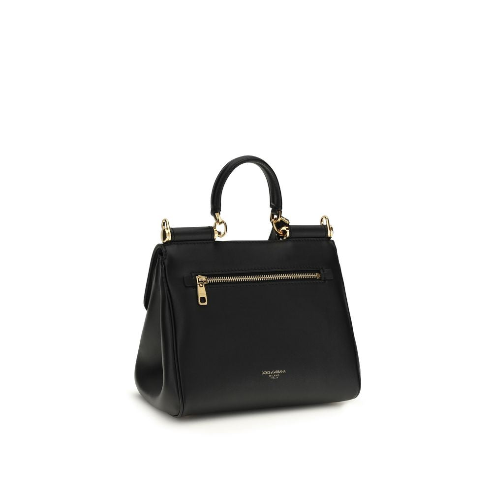 Black Calf Leather Bos Taurus Shoulder Bag - ventzia