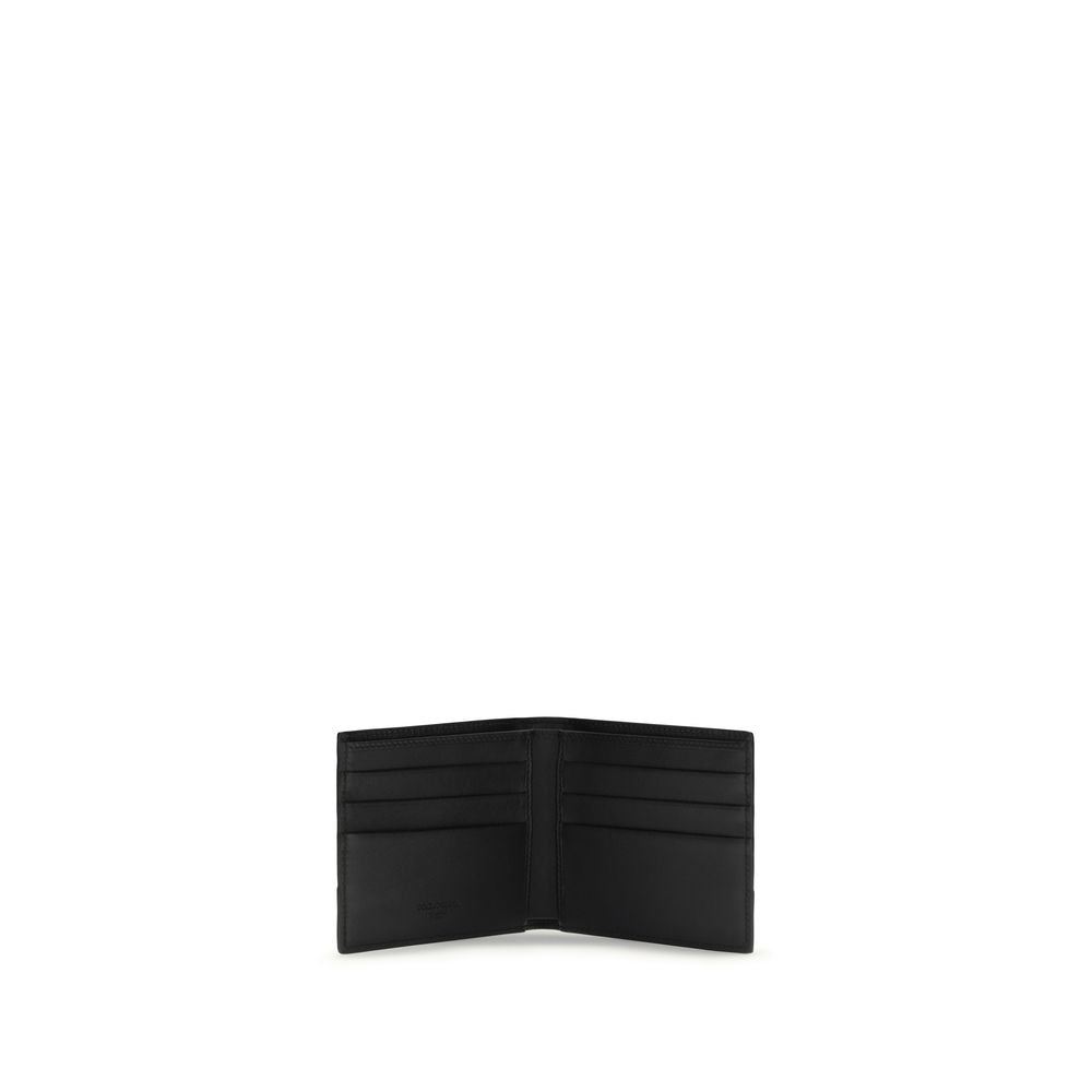 Black Calf Leather Bos Taurus Wallet - ventzia