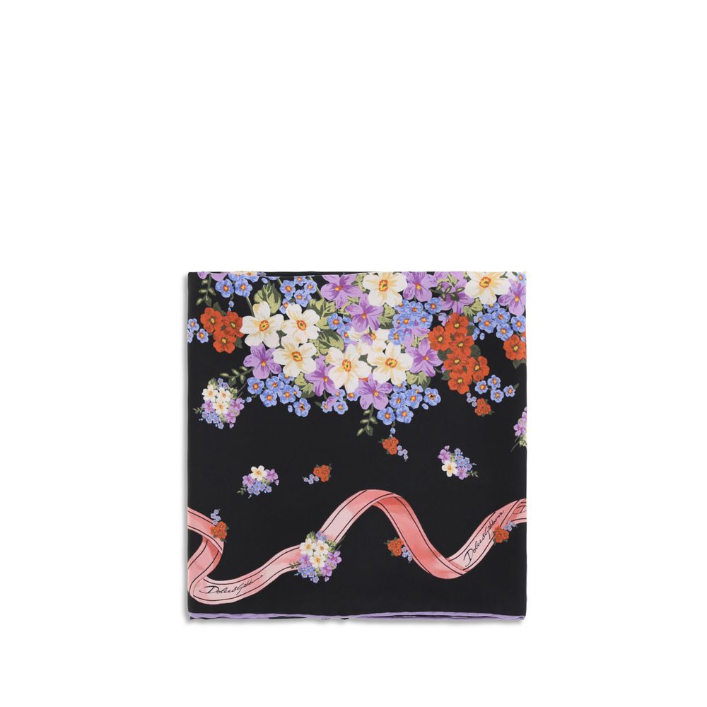 Multicolor Silk Scarf