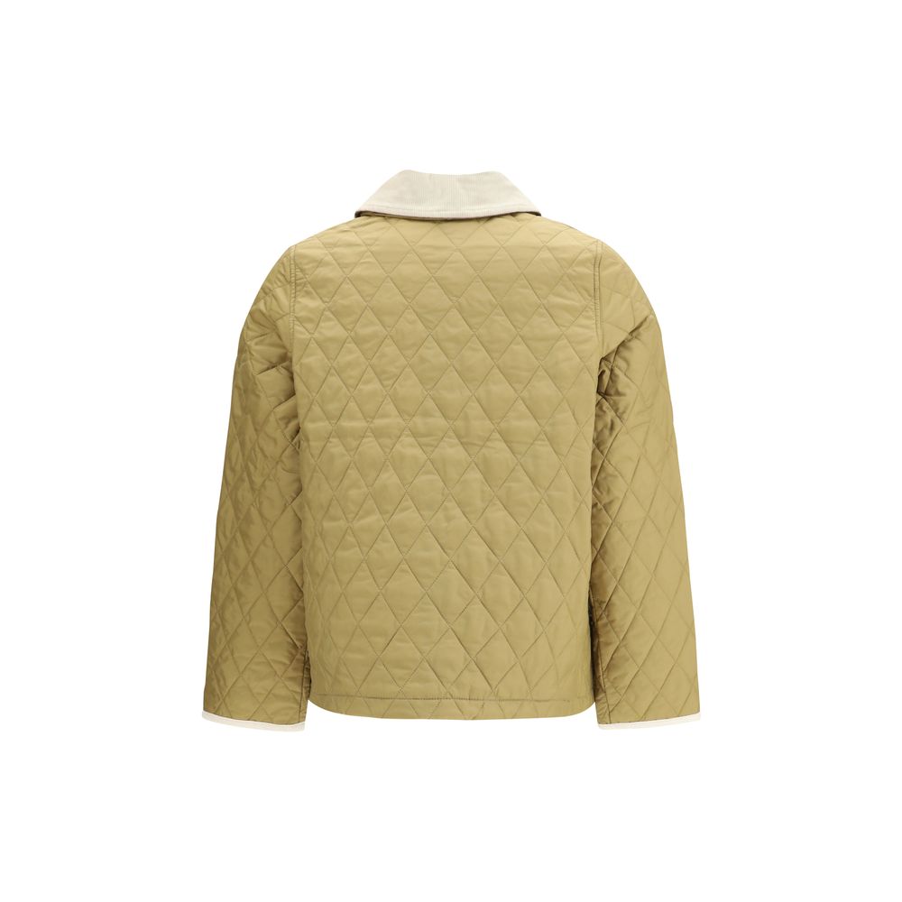 Beige Polyamide Jackets And Coat - ventzia