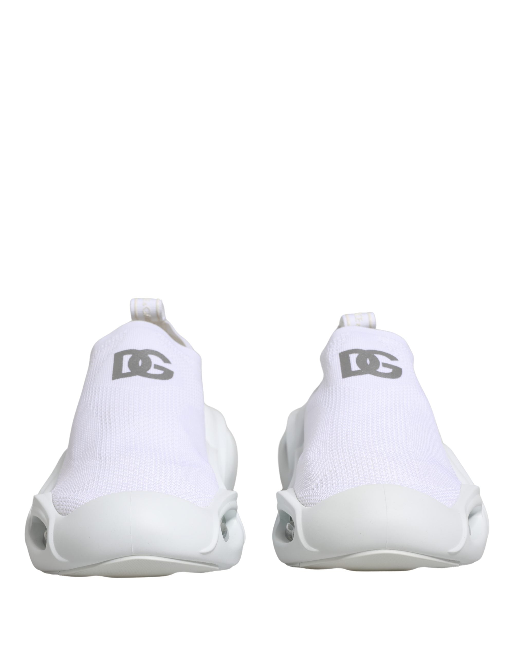 White Slip On Wave Low Top Sneakers Shoes - ventzia