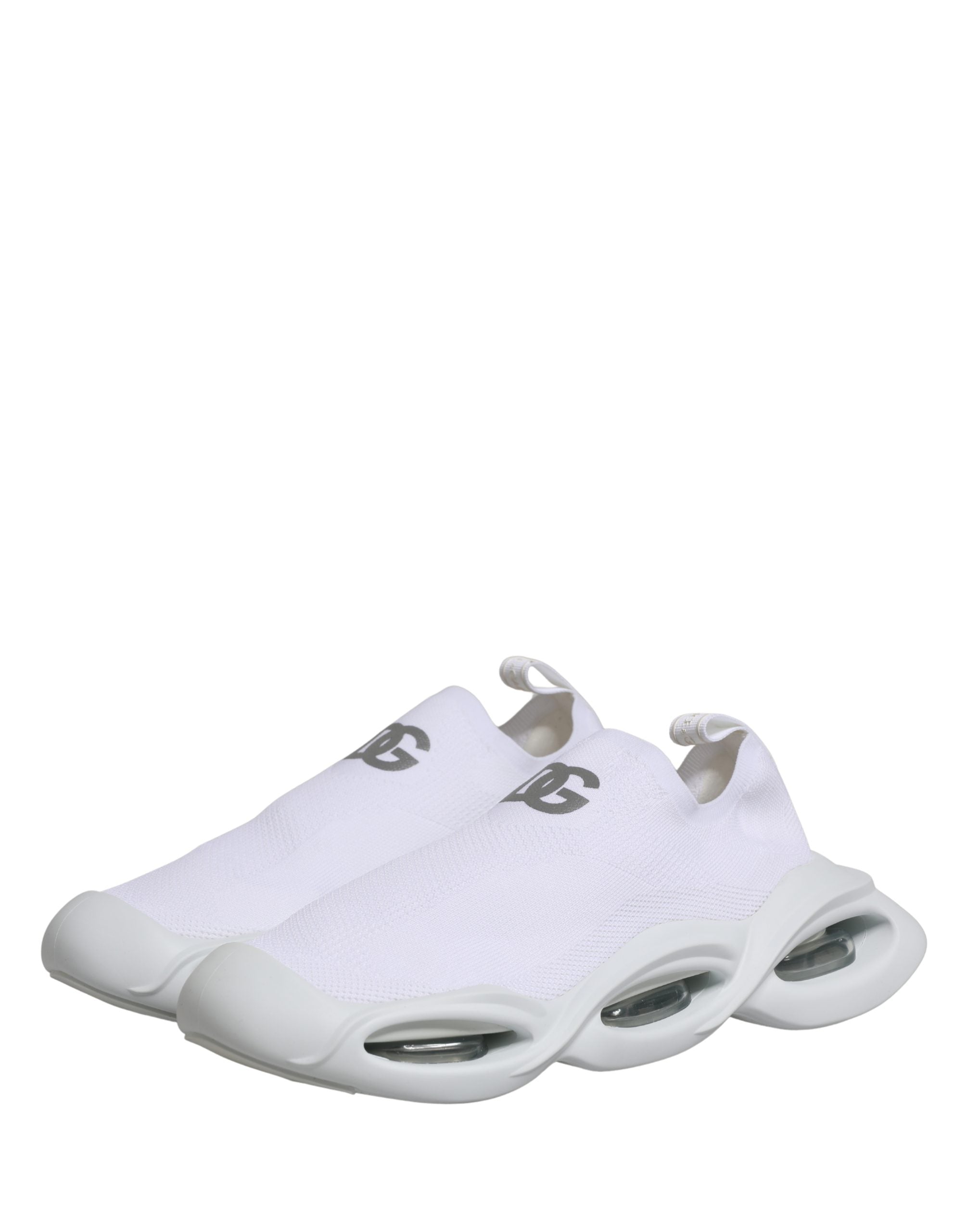 White Slip On Wave Low Top Sneakers Shoes - ventzia