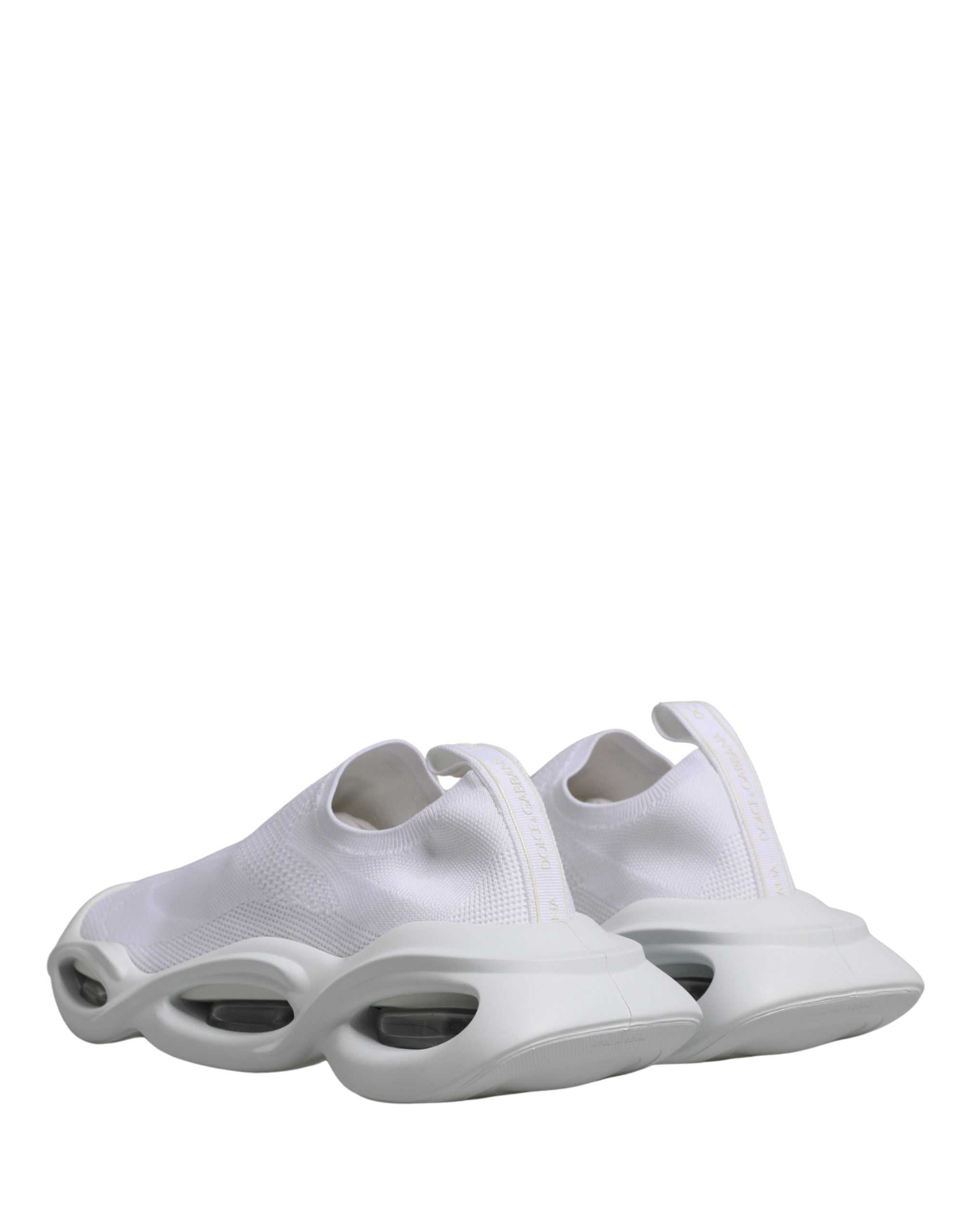 White Slip On Wave Low Top Sneakers Shoes - ventzia