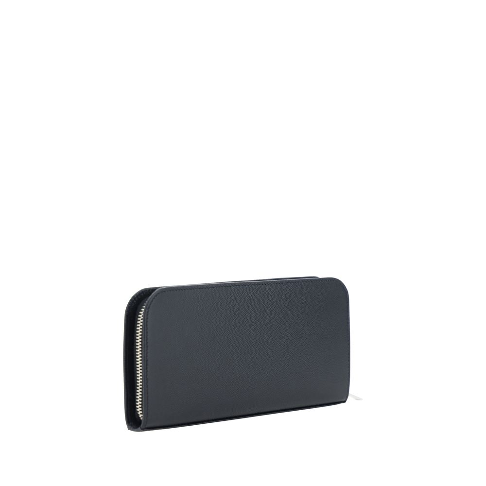Black Calf Leather Bos Taurus Wallet - ventzia