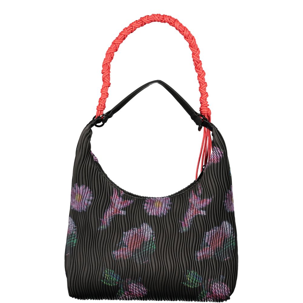 Nero Polyurethane Women Handbag - ventzia