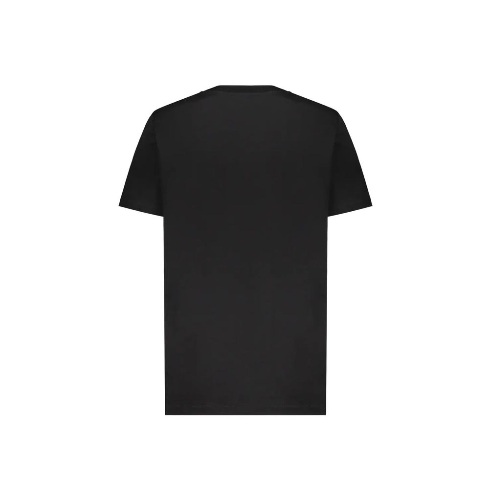 Black Cotton T-Shirt - ventzia