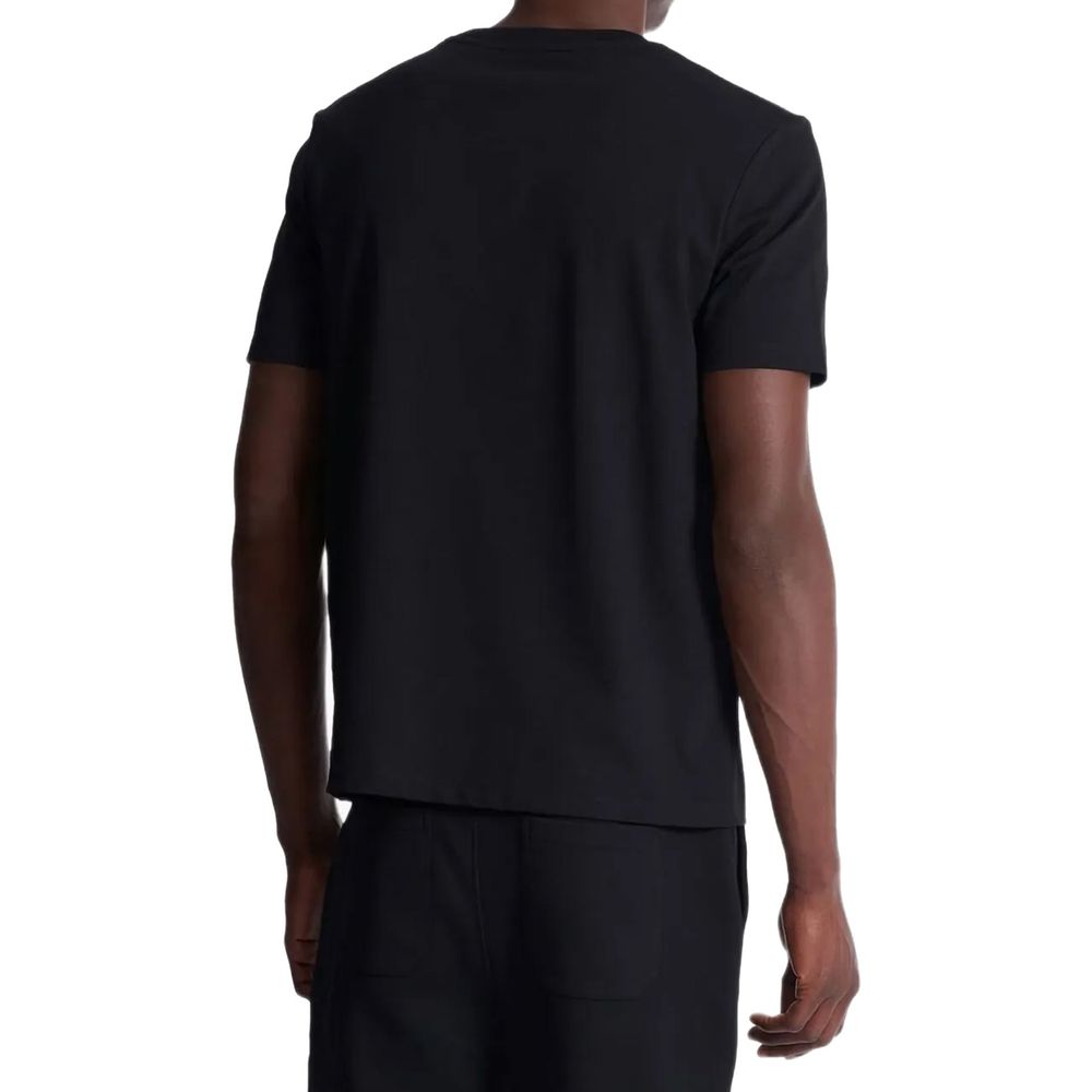 Black Cotton T-Shirt - ventzia