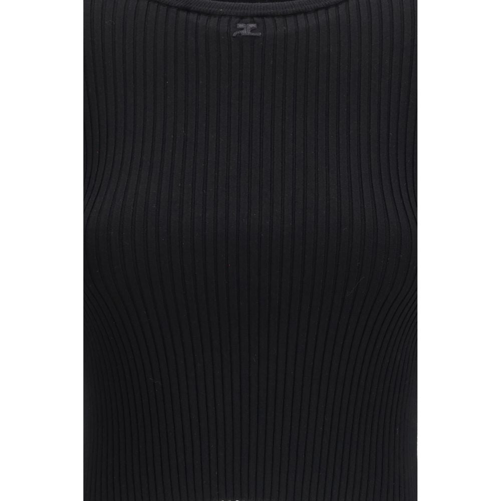Black Viscose Top - ventzia