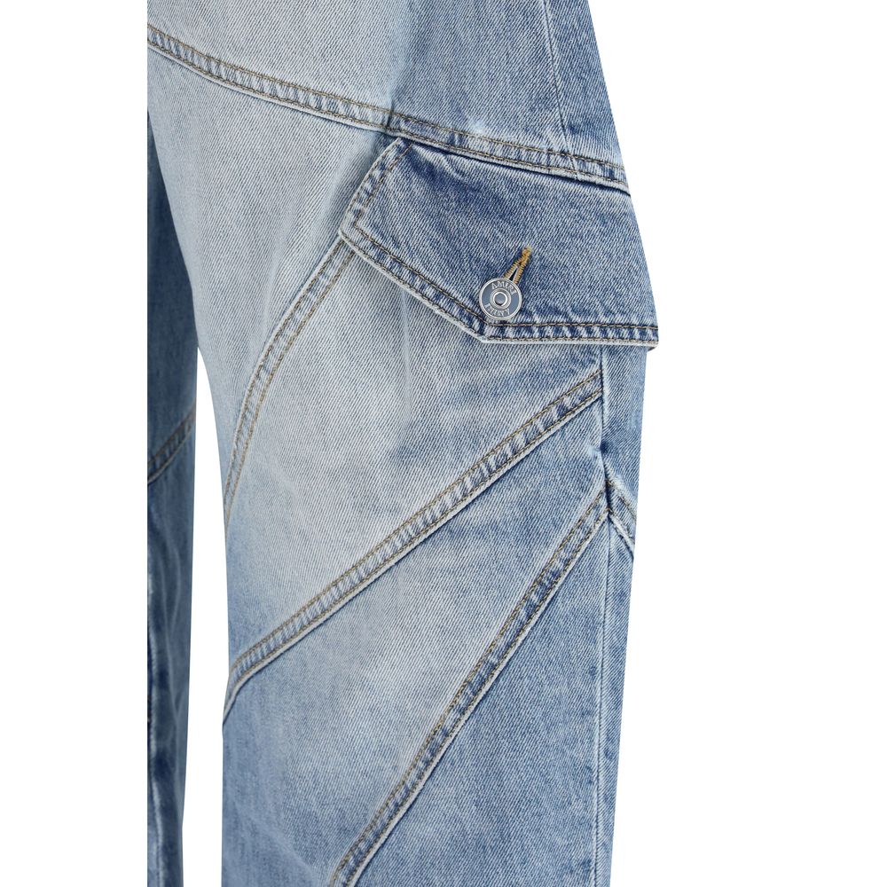 Blue Cotton Jeans Denim - ventzia