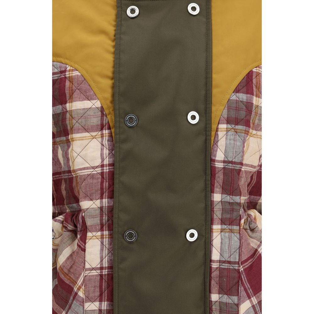Multicolor Polyamide Sleveless Jacket - ventzia